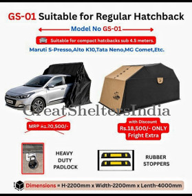 GS-01 Compact Hatchback  Folding Car Cover