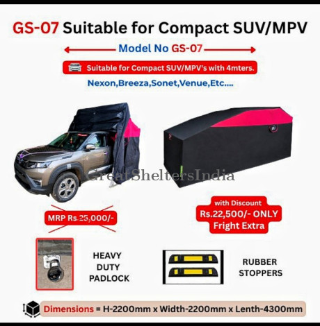 GS07  Compact SUV/MPV Folding Car Cover